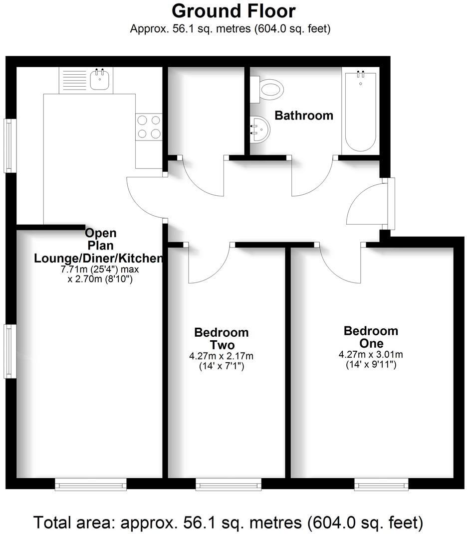 Santa Cruz Avenue, Newton Leys, Milton Keynes floorplan