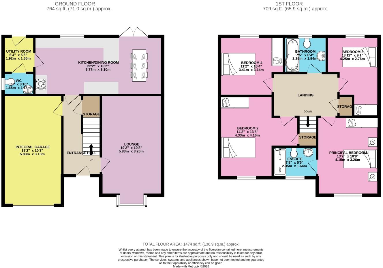 Sherwood Drive, Thorpe Willoughby, Selby, YO8 floorplan
