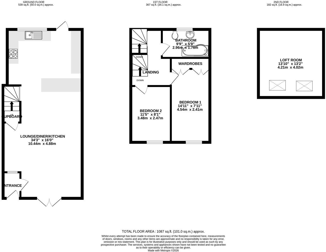 Upper Garn Terrace, Garn Yr Erw, Blaenavon, Pontypool floorplan