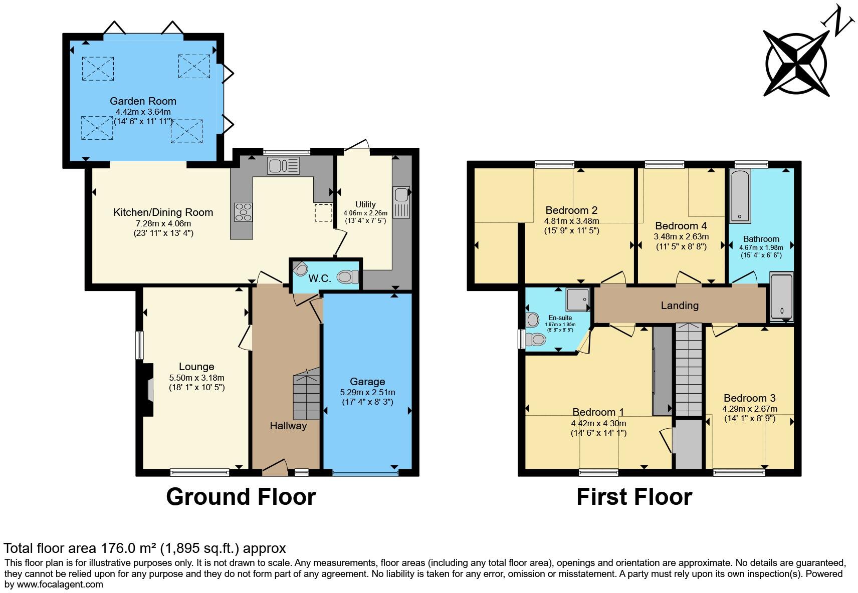 Ridge Gardens, Cosby, LE9 floorplan