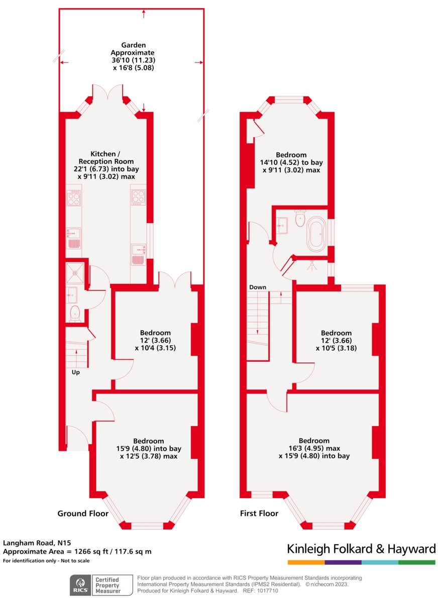 Langham Road, London, N15 floorplan