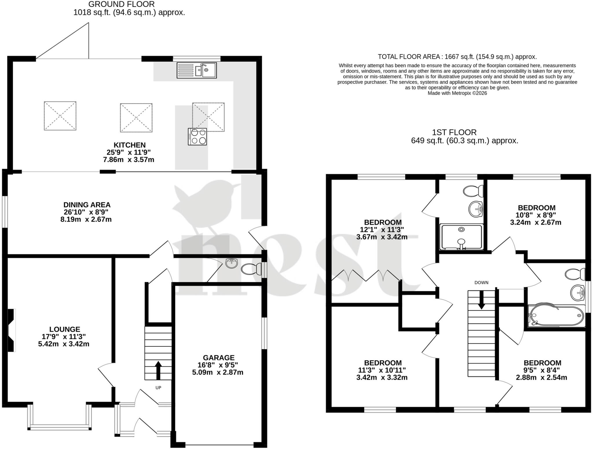 Killams Green, Taunton, Somerset floorplan
