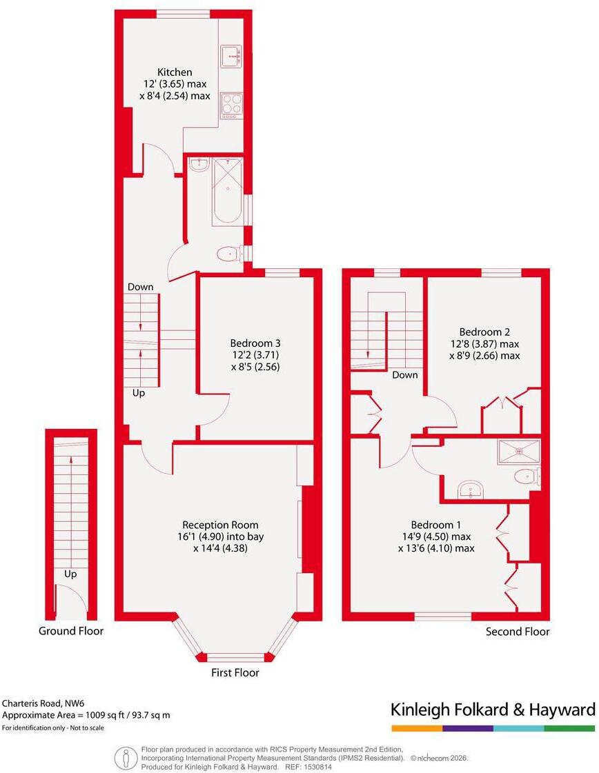 Charteris Road, Queens Park, London, NW6 floorplan