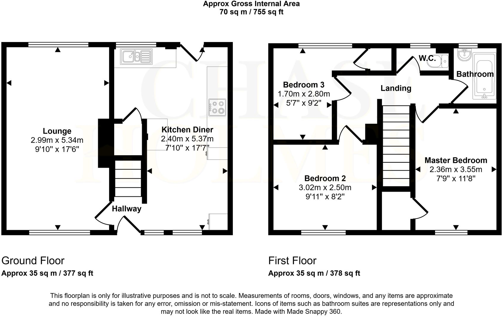 Whiteleas Way, South Shields, NE34 floorplan