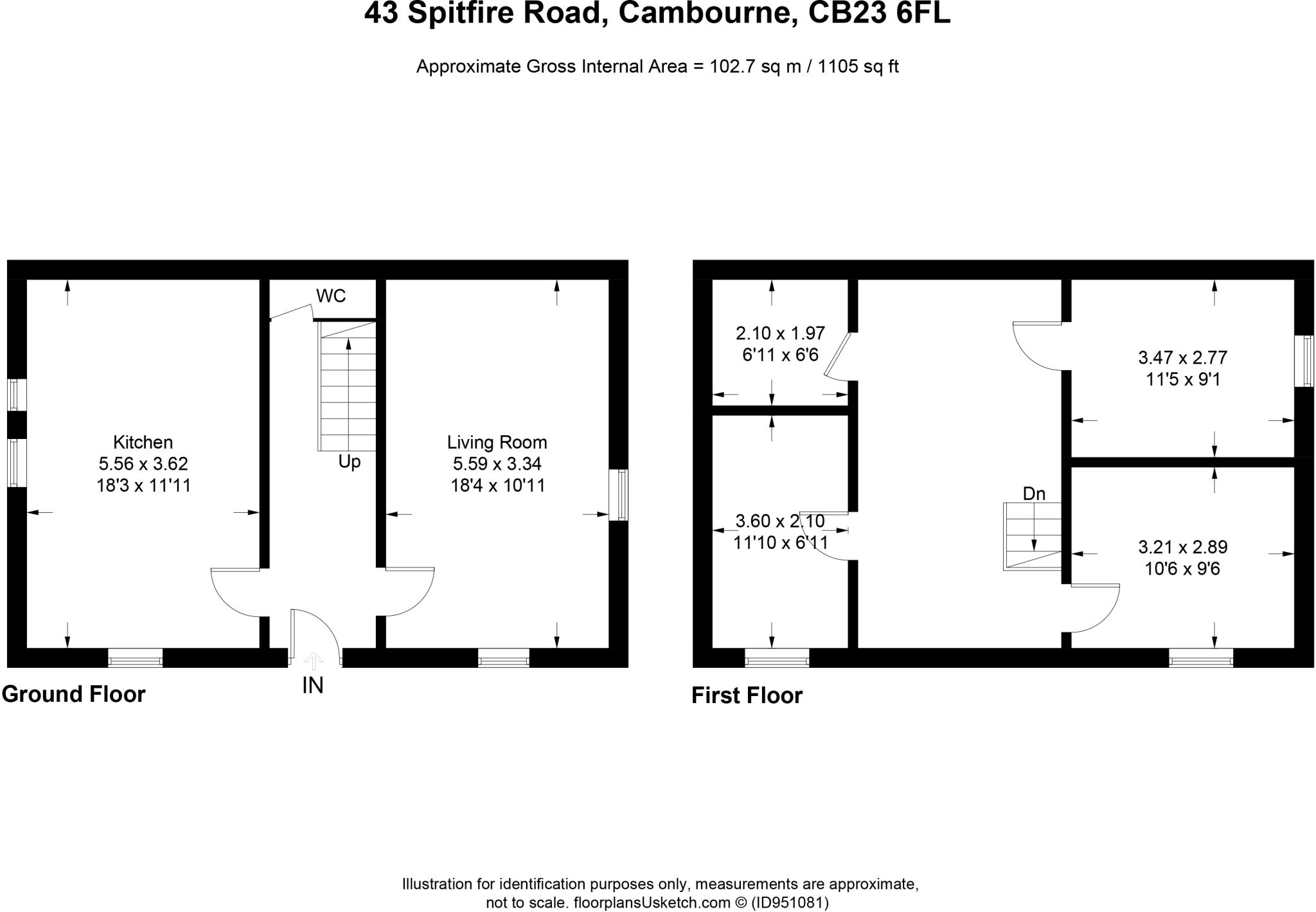 Spitfire Road, Cambourne  floorplan