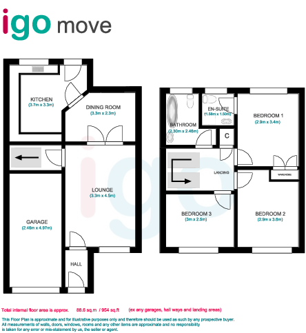 Swallow Close, Hartlepool floorplan