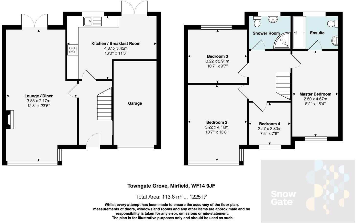Towngate Grove, Mirfield floorplan