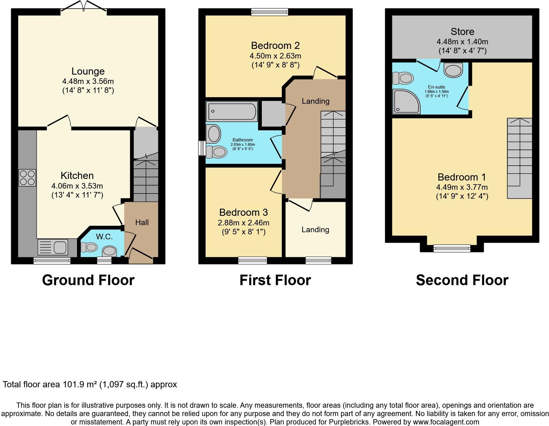 Goosemoor Road, Burton-on-Trent, DE14 floorplan