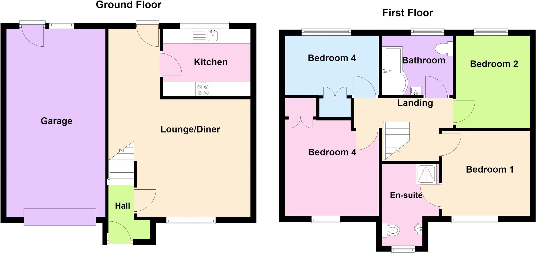Dickinson Drive, Walsall  floorplan
