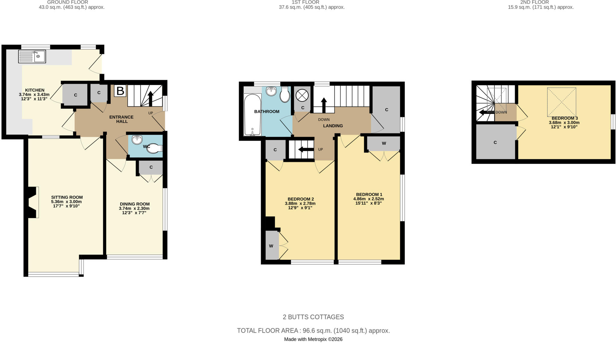 Mill Lane, Brockenhurst, Hampshire, SO42 floorplan