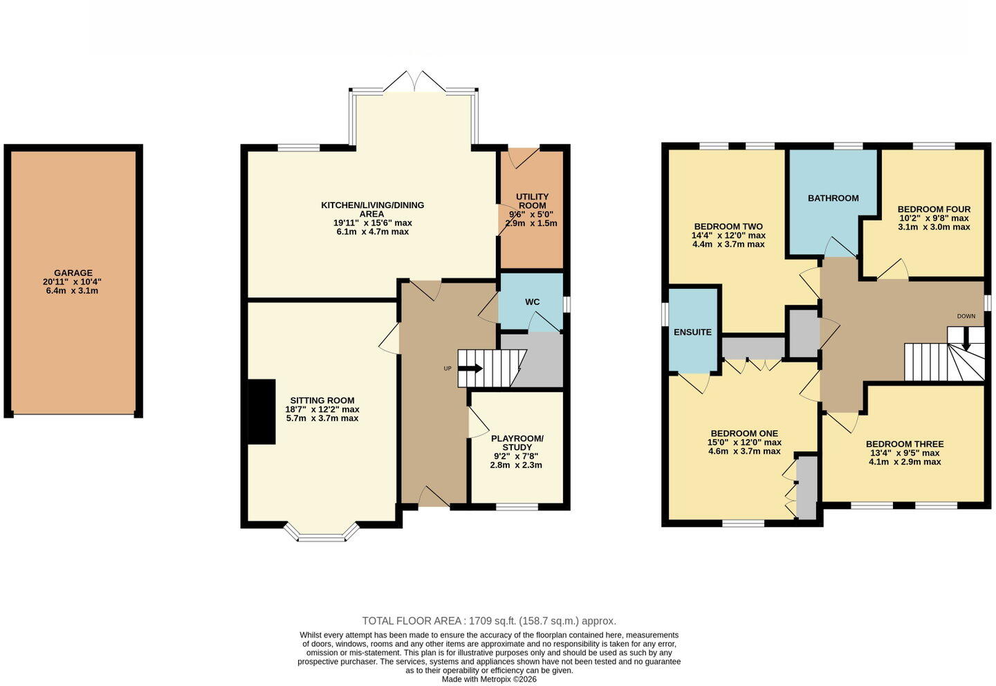 Evans Road, East Leake floorplan