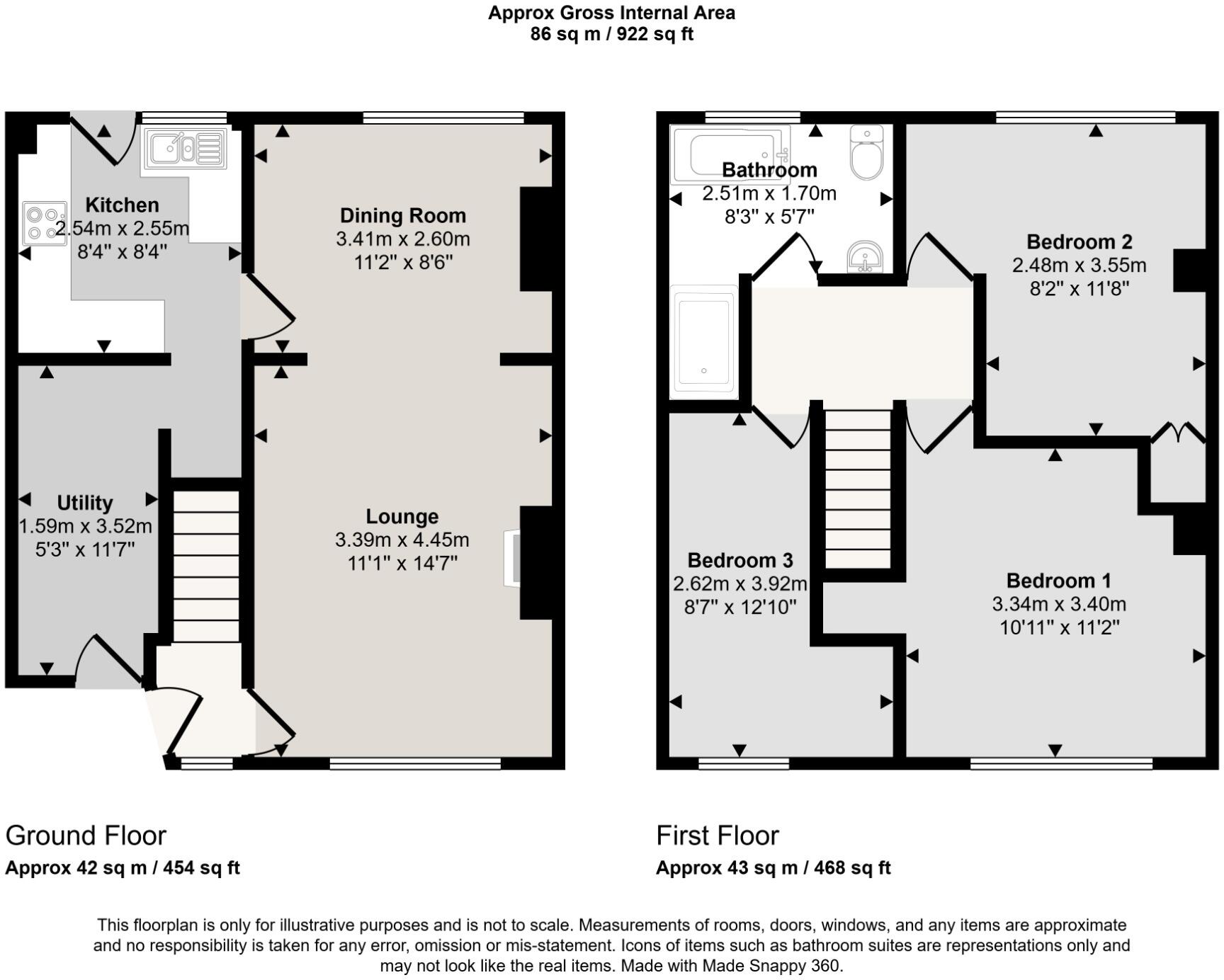 Burnham Avenue, Llanrumney, Cardiff, South Glamorgan, CF3 floorplan