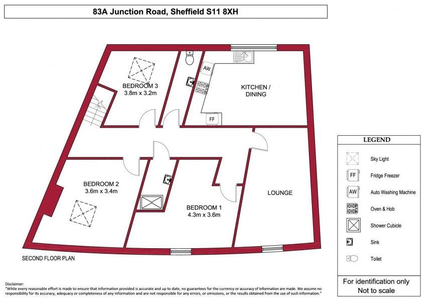 83a Junction Road, Hunters Bar floorplan