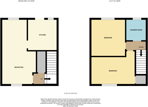 Bute Avenue, Renfrew, Renfrewshire, PA4 floorplan
