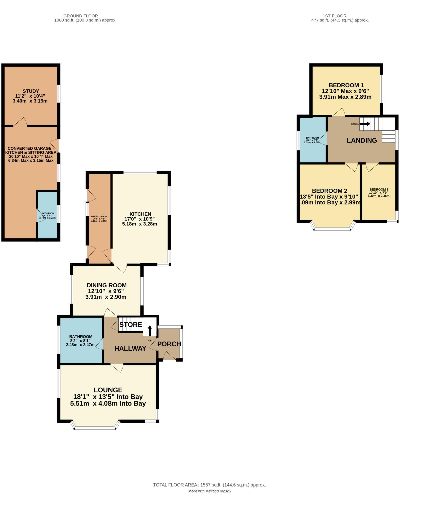 Abercorn Place, Blackpool, FY4 1RZ floorplan