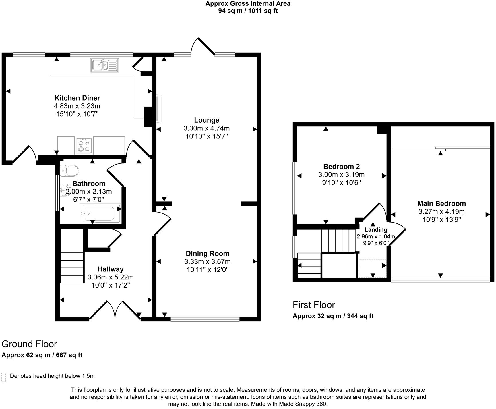 Valley Road, Wigan, WN5 floorplan