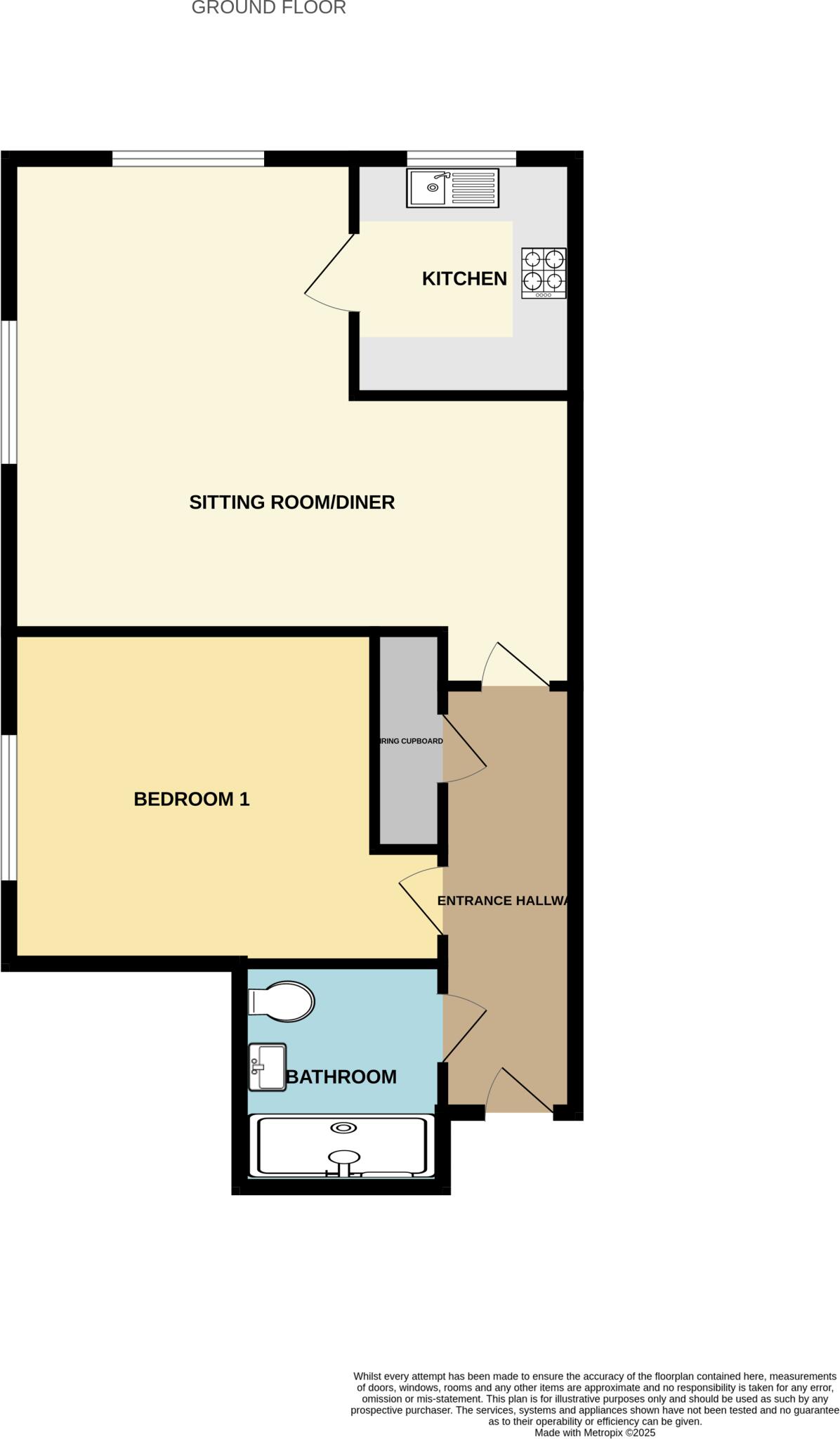 Fleur De Lis, Dairy Walk, Hartley Wintney floorplan