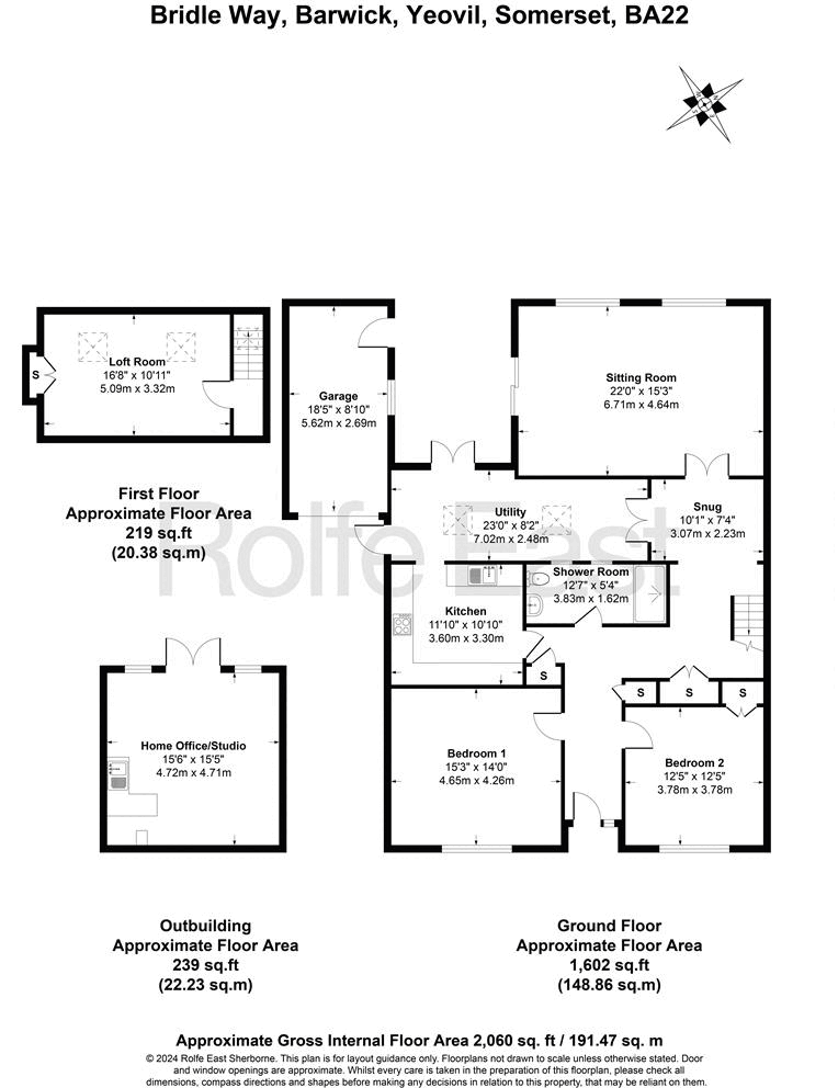 95, Bridle Way, Barwick, Yeovil floorplan