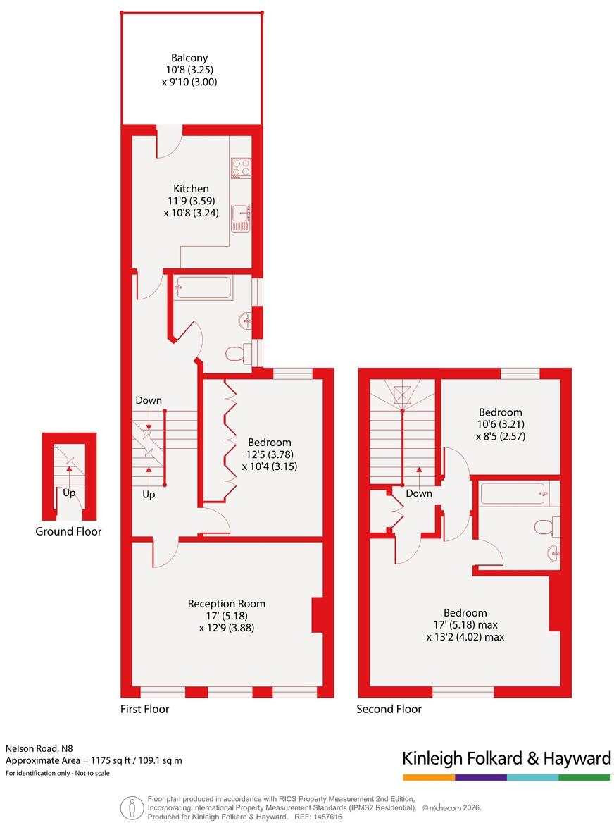 Nelson Road, London, N8 floorplan