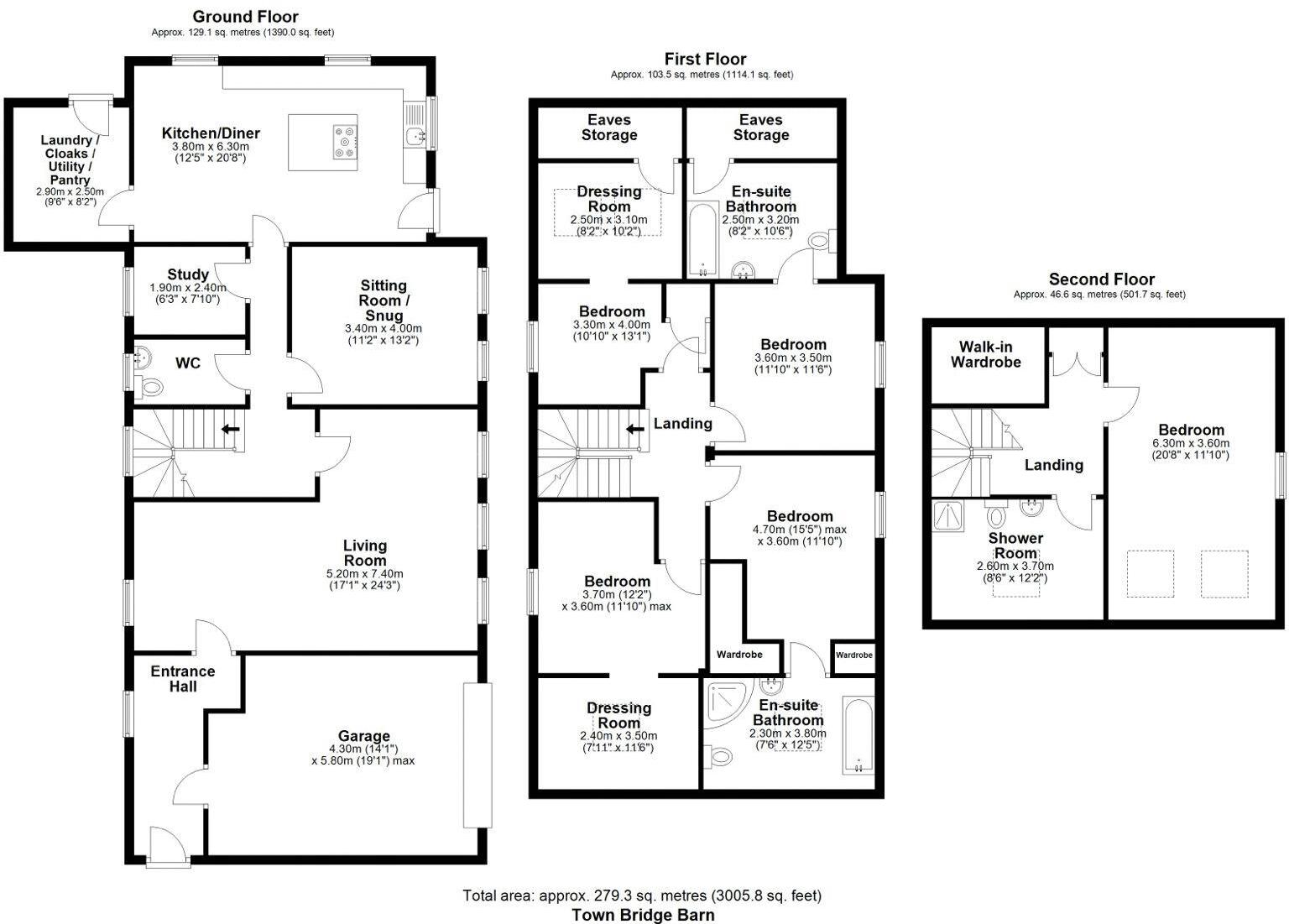 Town Bridge Barn, The Hillocks, Croston PR26 9RE floorplan