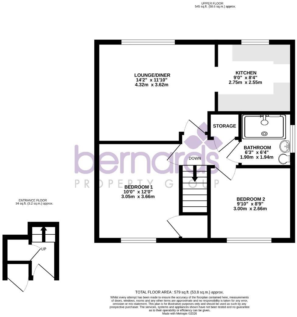 Rookwood View, Denmead, Waterlooville floorplan