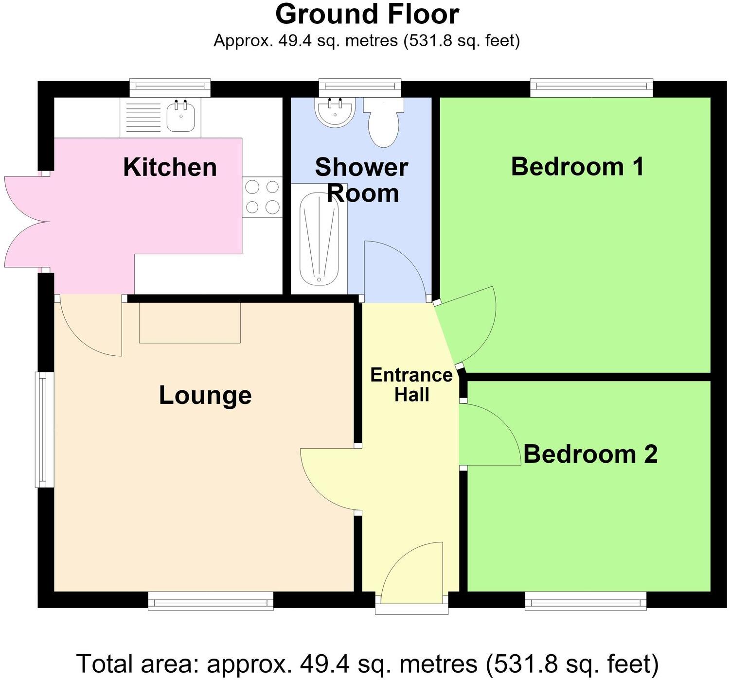 Richmond Drive, Skegness, PE25 floorplan
