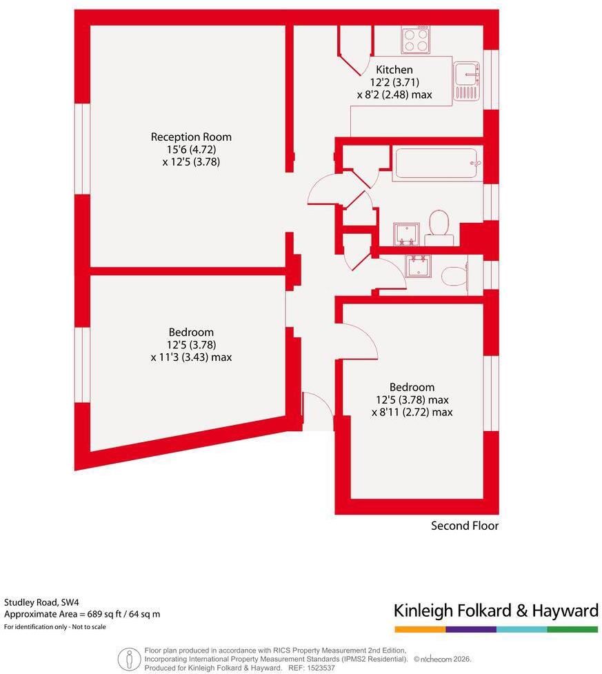 Studley Road, Stockwell, London, SW4 floorplan
