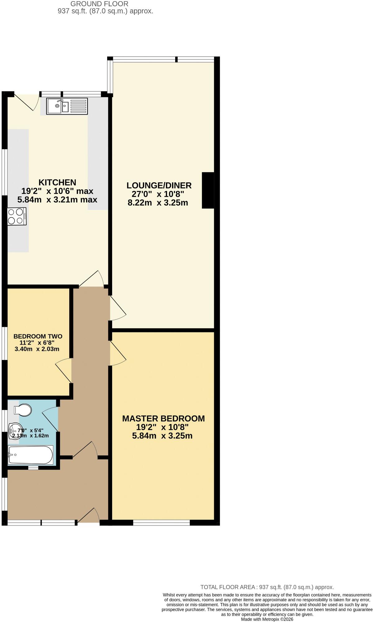 Sholing! No Forward Chain! Extended! Private Garden! Freshly Decorated! floorplan