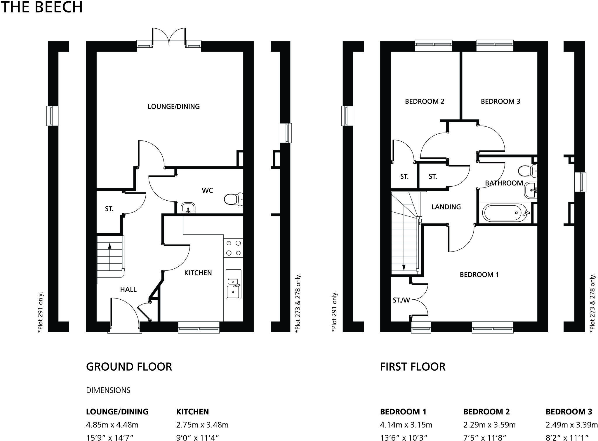Plot 277, Clemencia Close, Buckton Fields, Northampton, Northampton, Northamptonshire, NN2 8RT floorplan