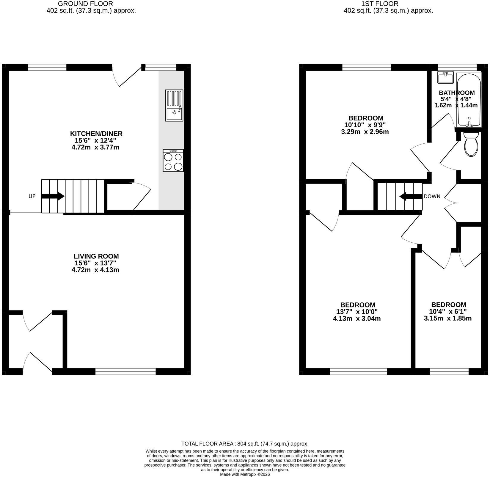 Beech Close, Huntingdon, PE29 floorplan