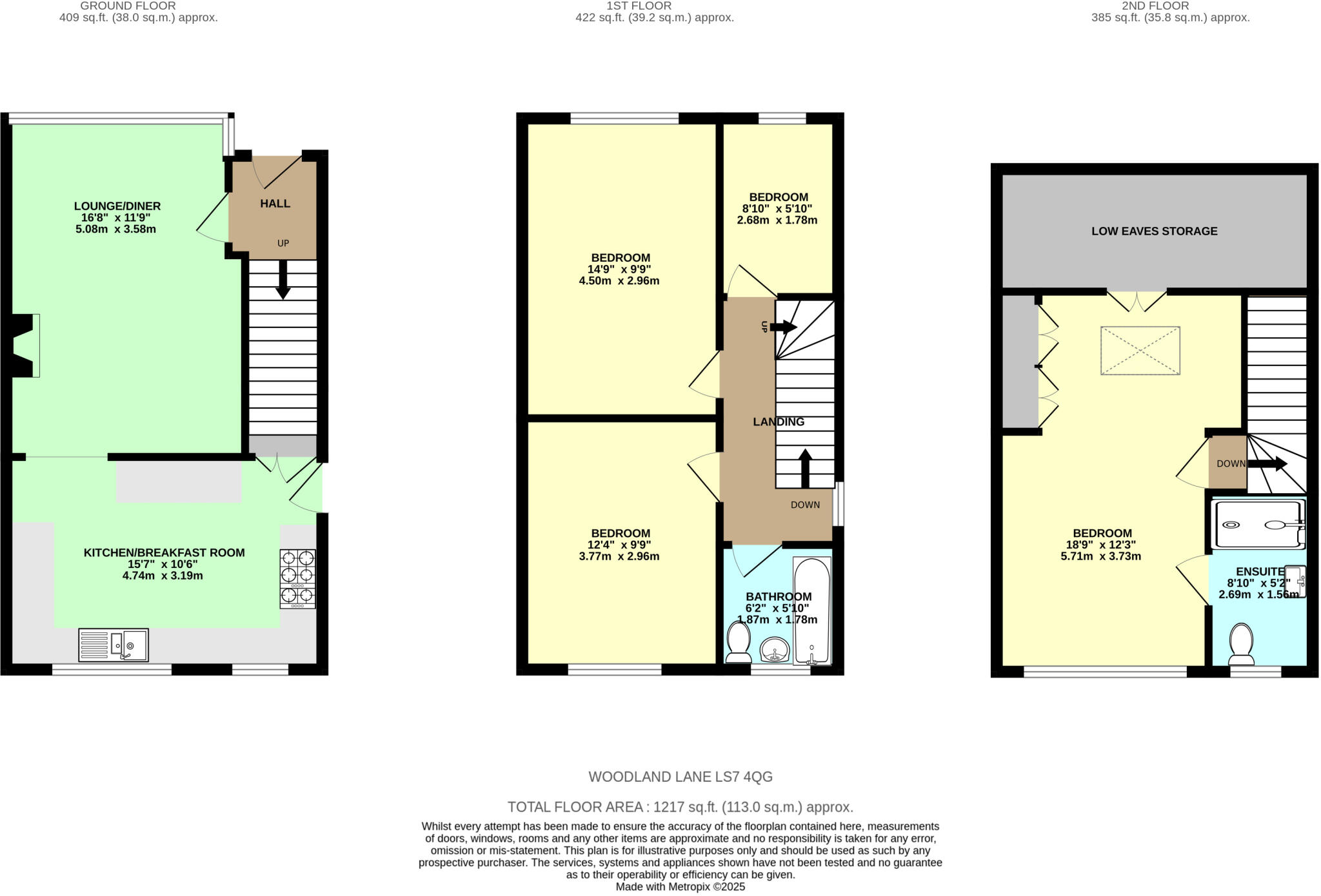 Woodland Lane, Chapel Allerton, LS7 floorplan