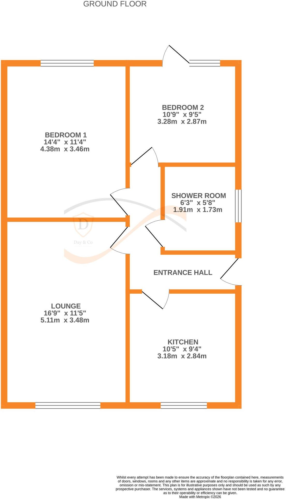 Longlands Drive, Haworth, Keighley, BD22 floorplan