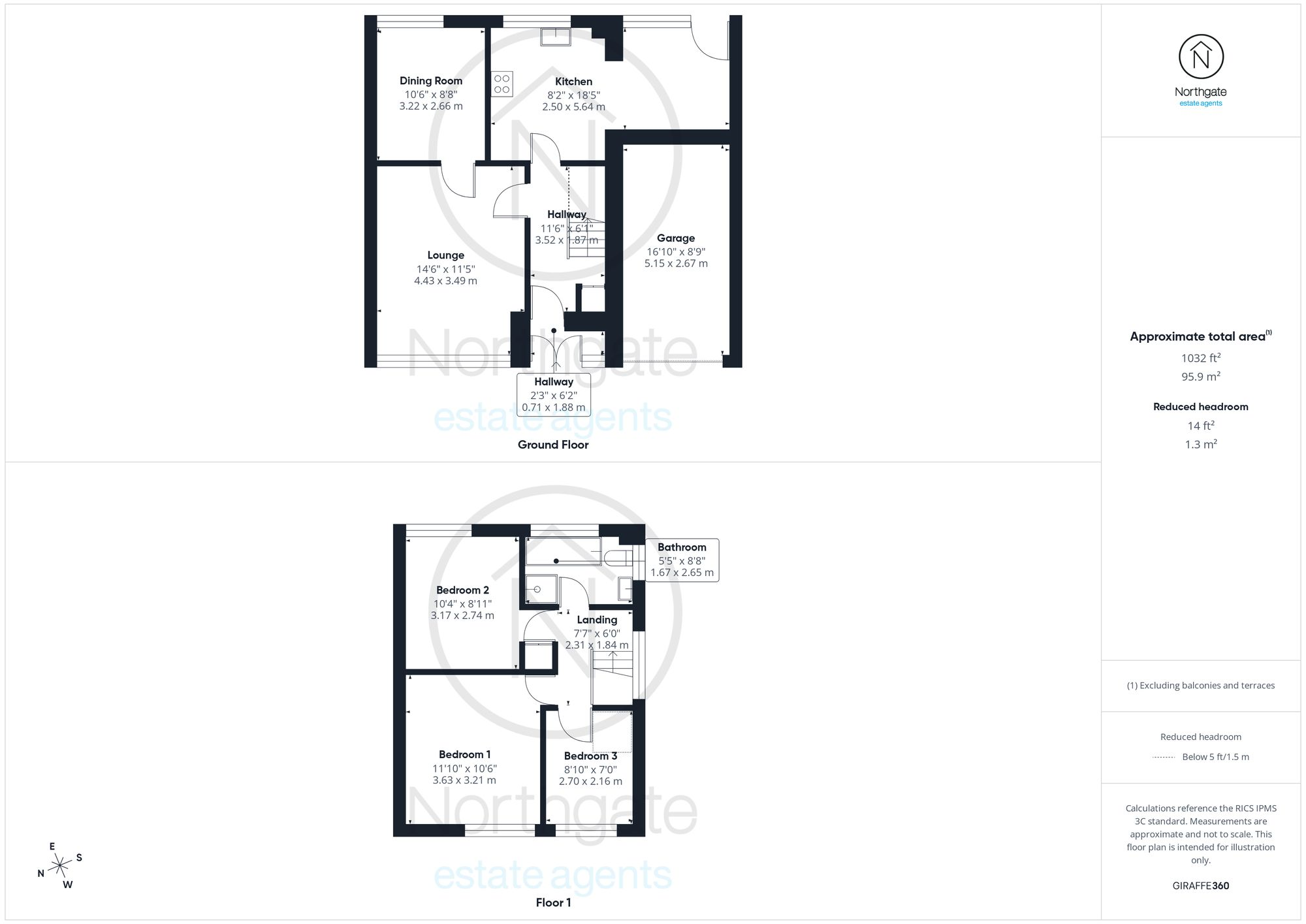 Rydal Grove, West Auckland, DL14 floorplan