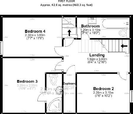 Pitsmoor Road, Sheffield, South Yorkshire , S3 9AU floorplan