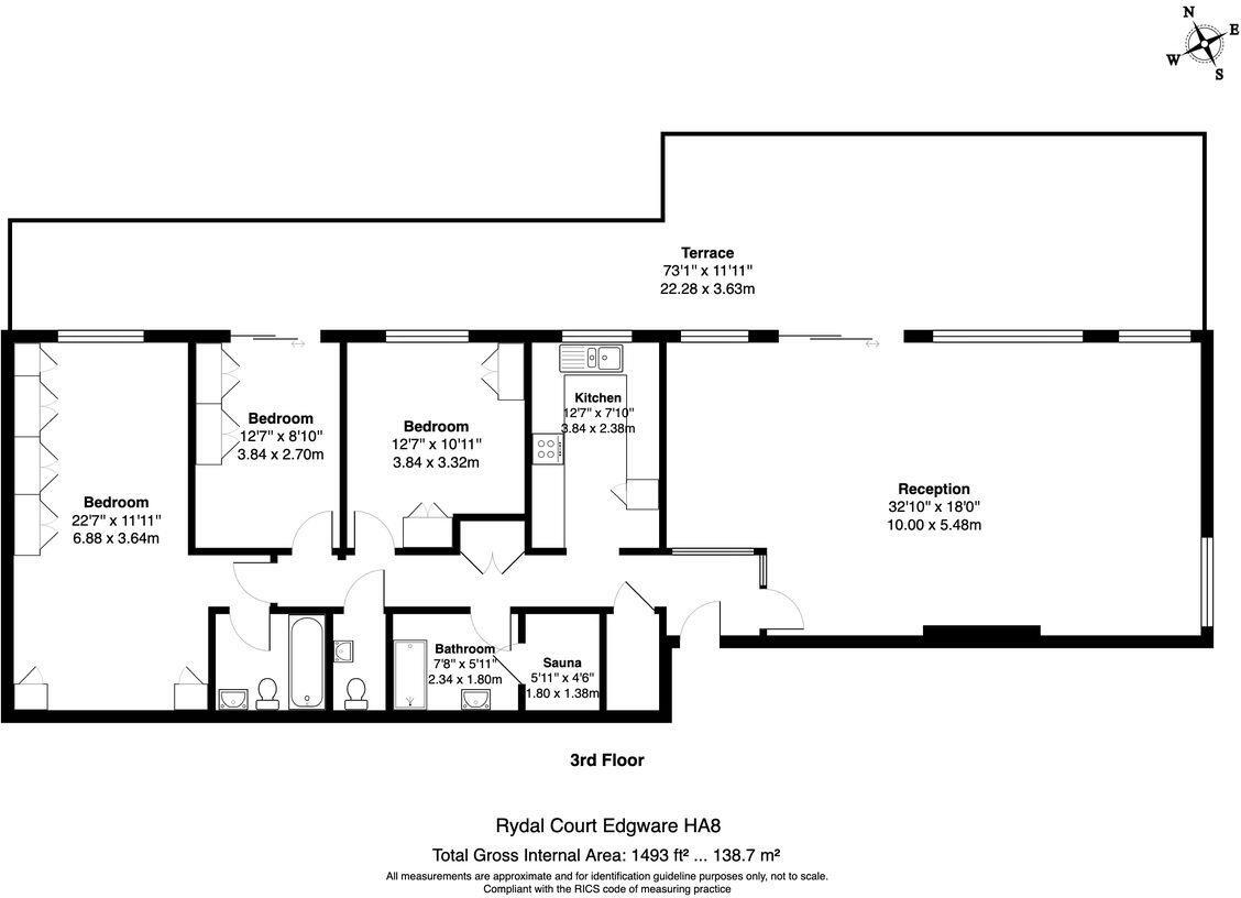 Edgware, Middlesex HA8 floorplan