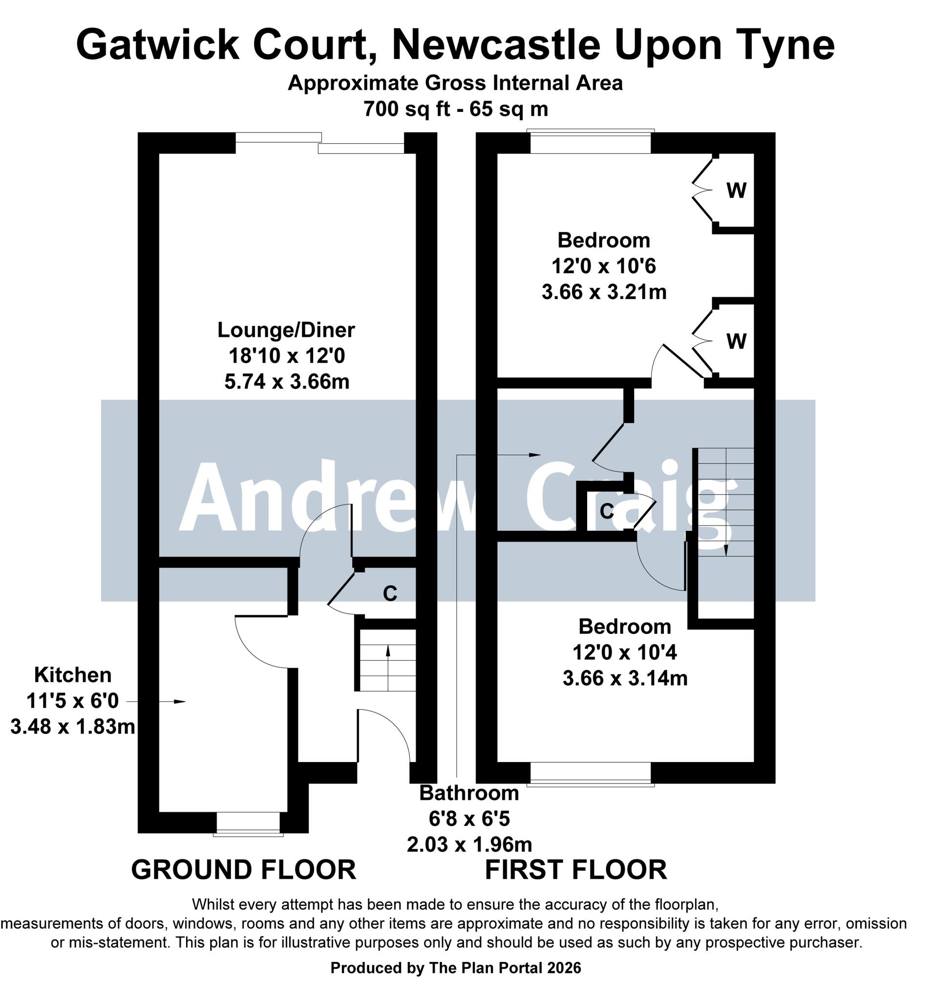 Gatwick Court, Kingston Park floorplan