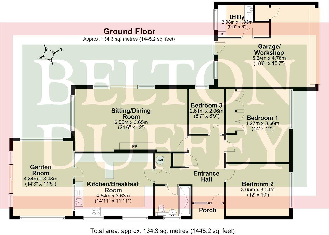 18, William Road, Fakenham, NR21 floorplan