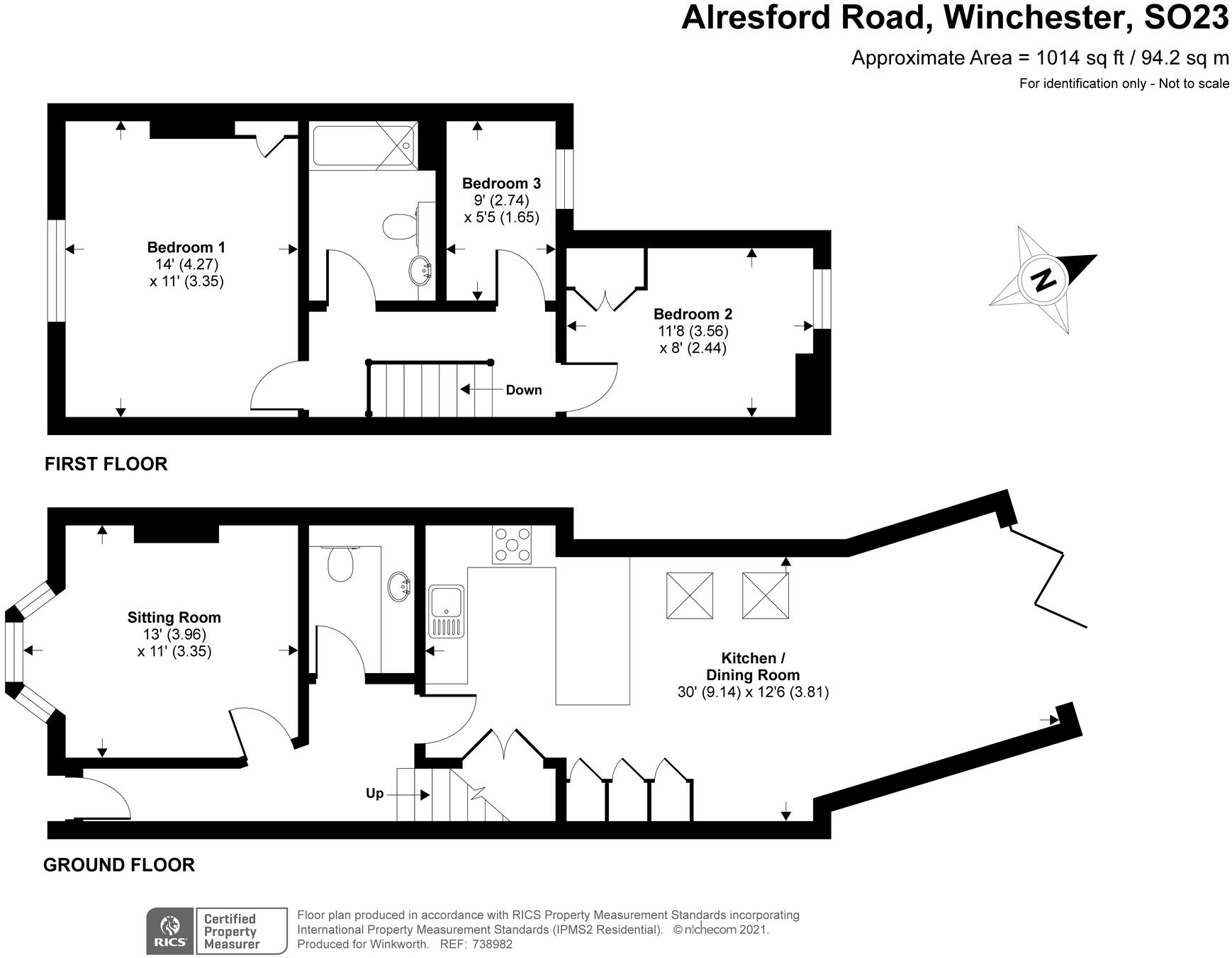 Alresford Road, Winchester, SO23 floorplan