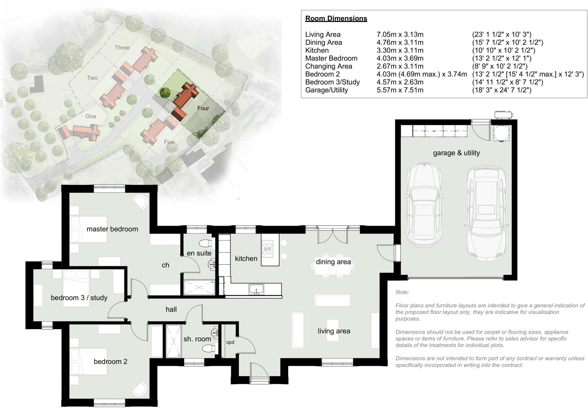 The Courtyard, Framfield, Uckfield, East Sussex, TN22 floorplan