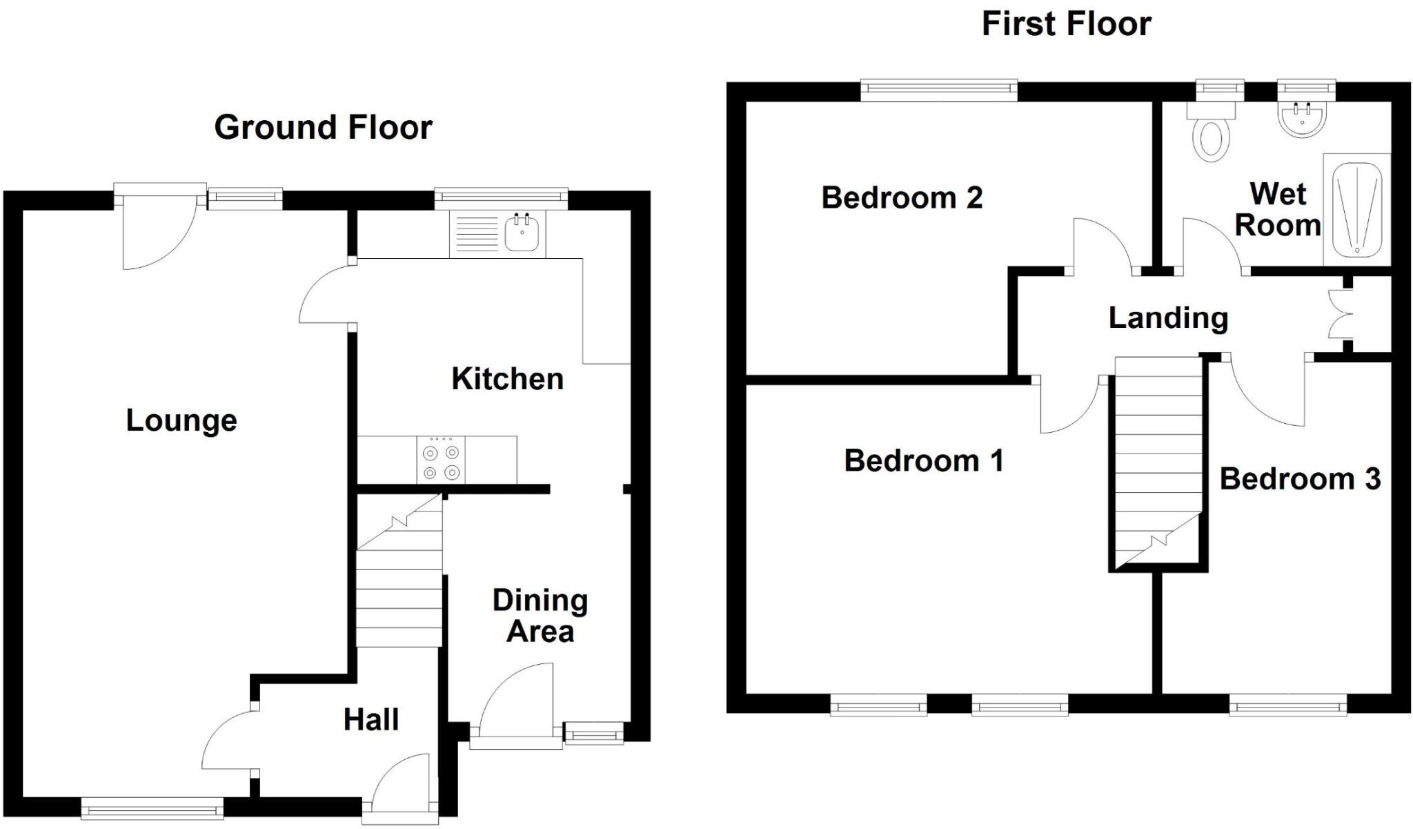 Christie Avenue, Morecambe floorplan