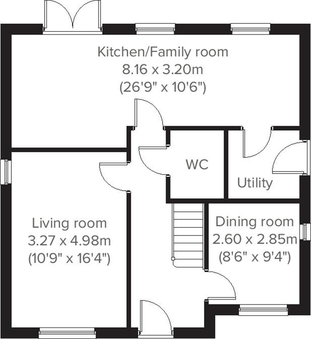 Honours Meadow, Rendlesham, Woodbridge floorplan