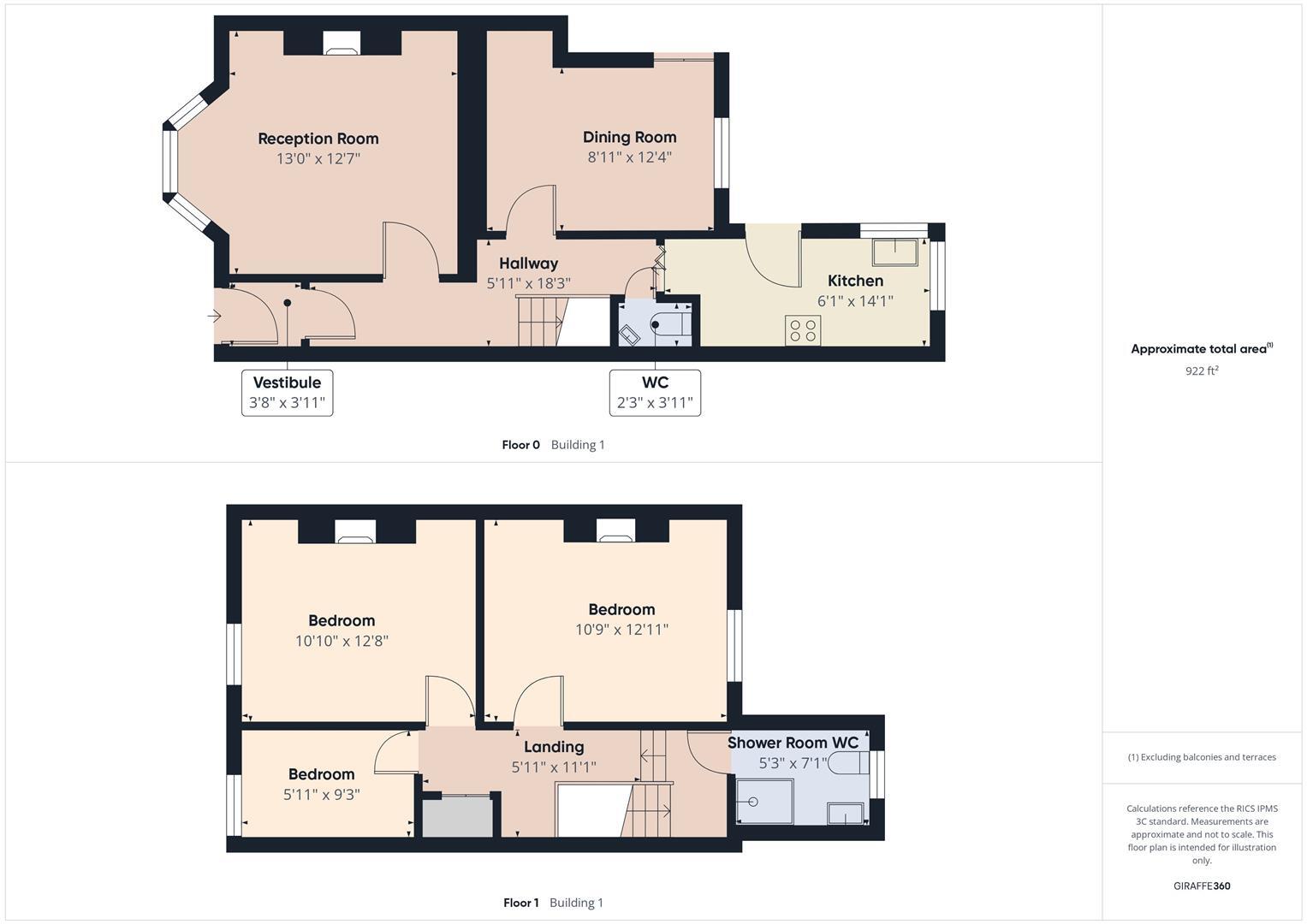 Princes Gardens, Whitley Bay floorplan