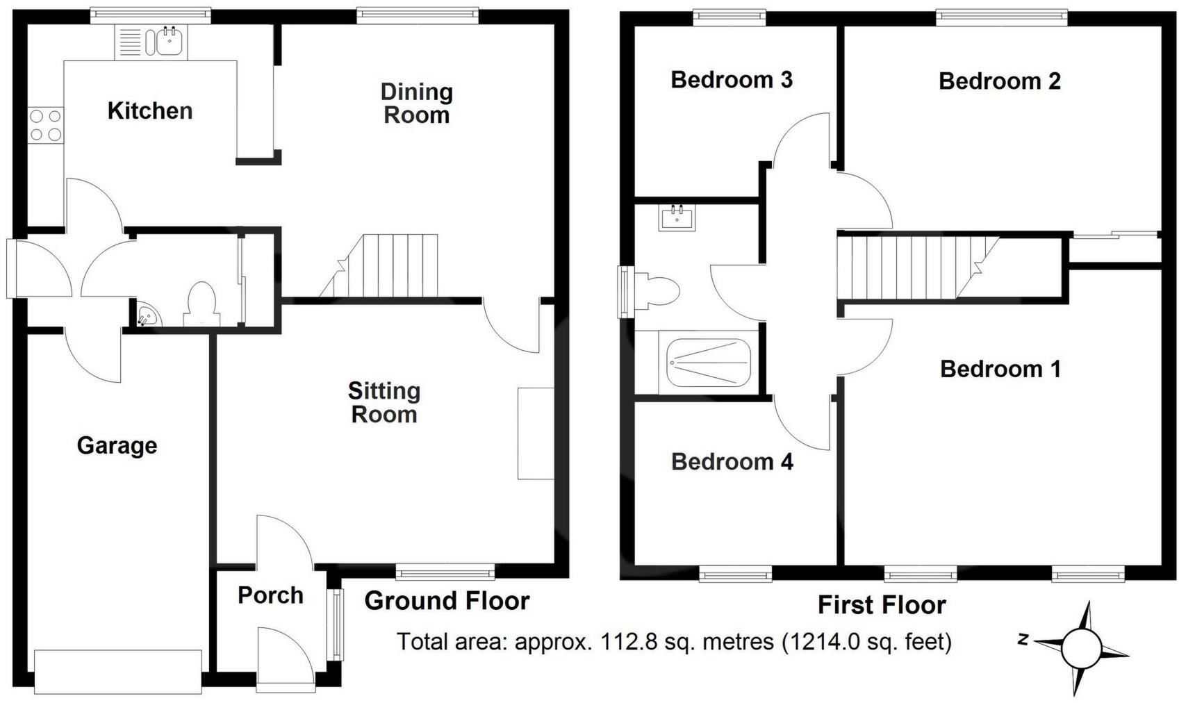 Cheltenham Close, Exwick, EX4 floorplan