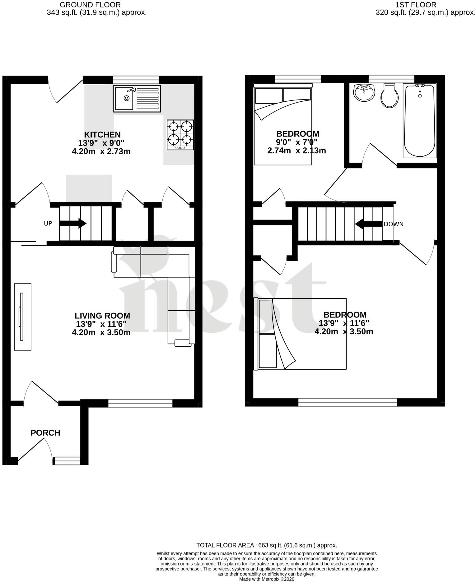 Holly Tree Walk, Yeovil, Somerset floorplan