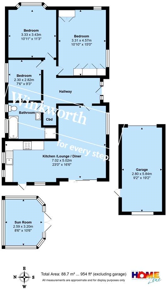 Woodland Way, Highcliffe, Dorset, BH23 floorplan