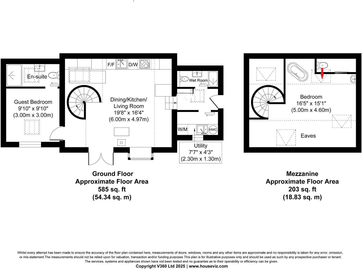 Trelights, Port Isaac floorplan