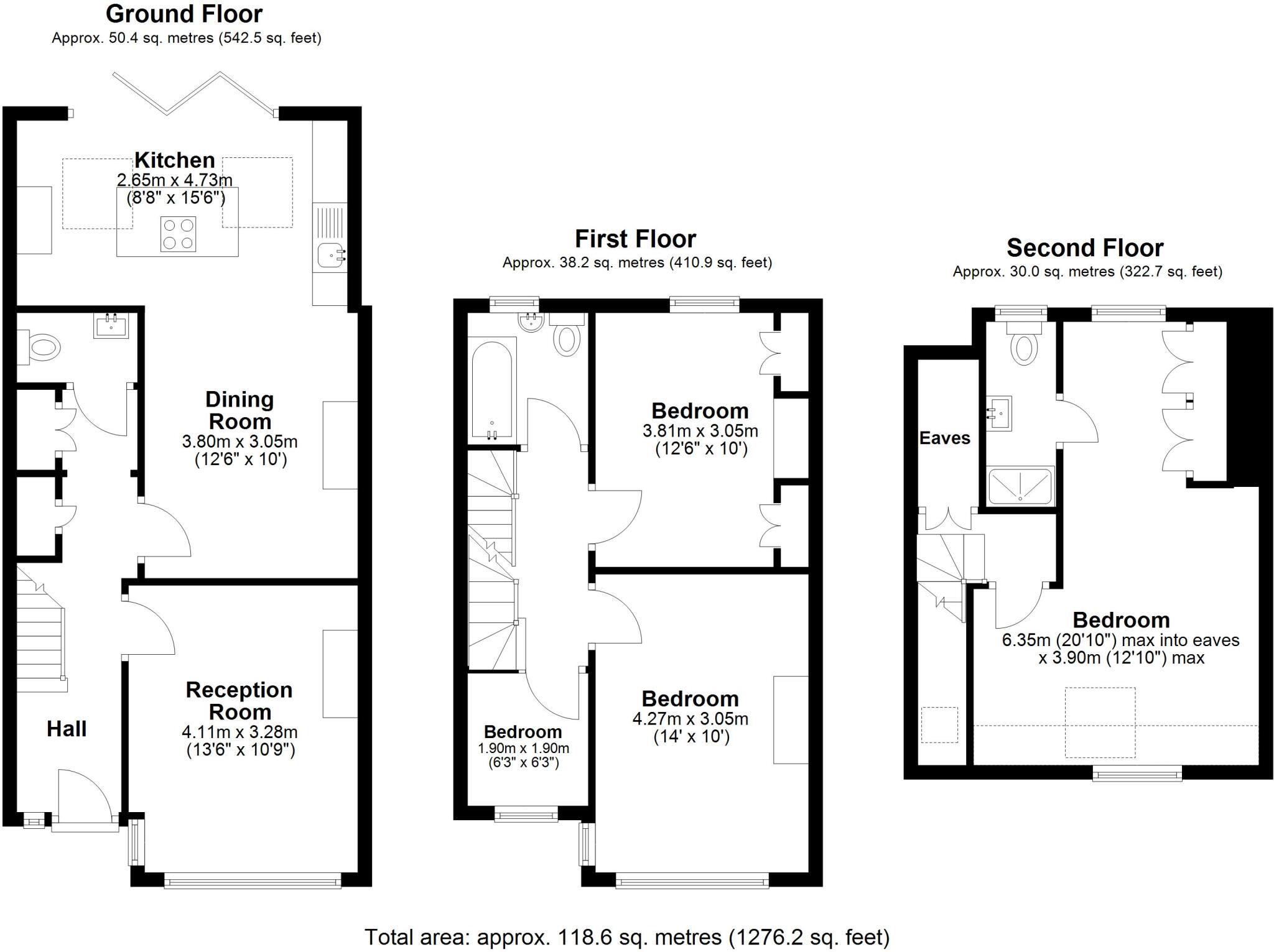 Cromwell Avenue, New Malden KT3 floorplan