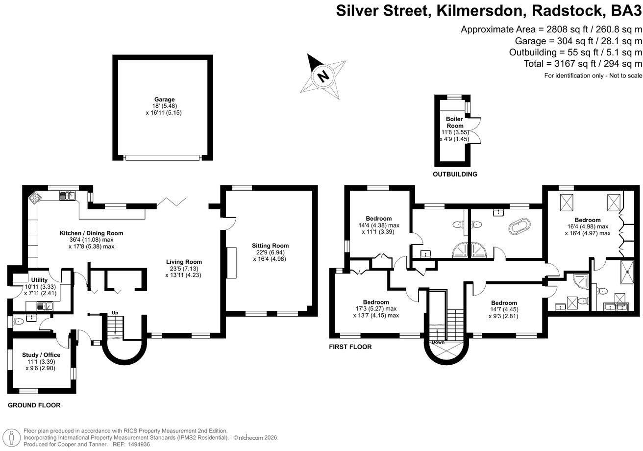 Silver Street, Kilmersdon, Radstock, BA3 floorplan