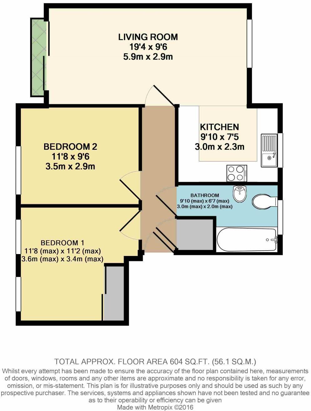 18 D Strathern Road, Leicester floorplan