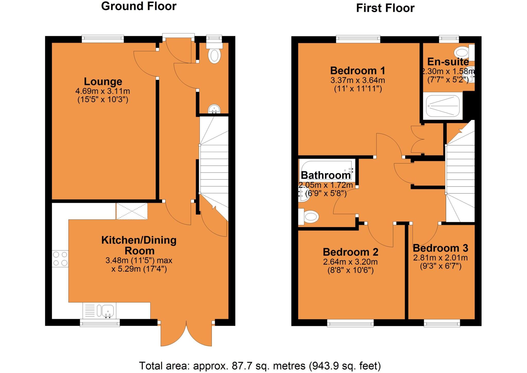 Shustoke Lane, Cawston floorplan